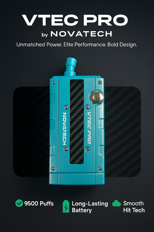 1 Pod = 15 Cans | 142,500 Puffs  VTEC Pro by Novatech – 5 Flavors Pack